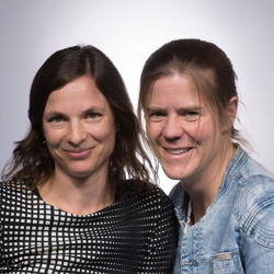 Hannah Coutinho en Marieke Verhaar